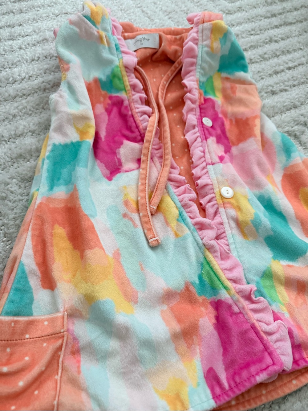 SweetHoney Toddler Girl’s Swimsuit Coverup - Size 3T - Picture 2 of 3
